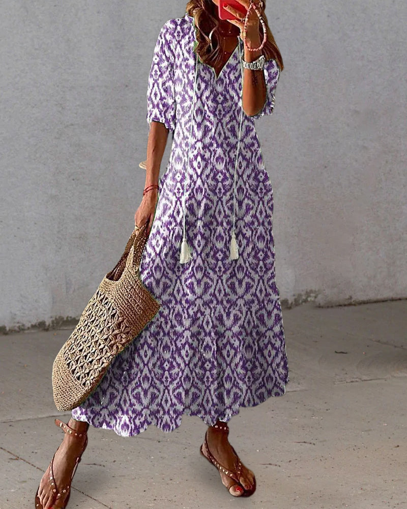 Emily™ - Boho Belly-Covering Dress