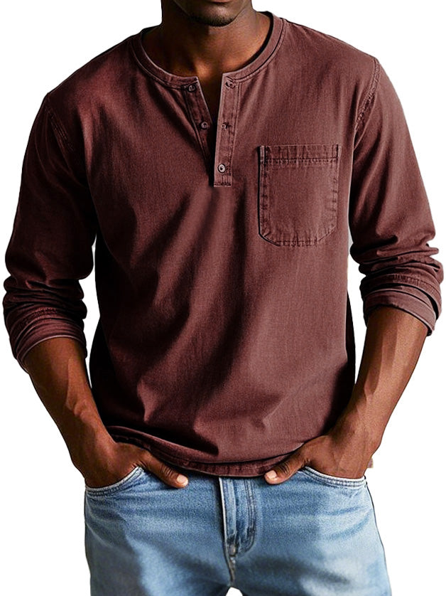 Ellis™ - Vintage Long-Sleeve Shirt
