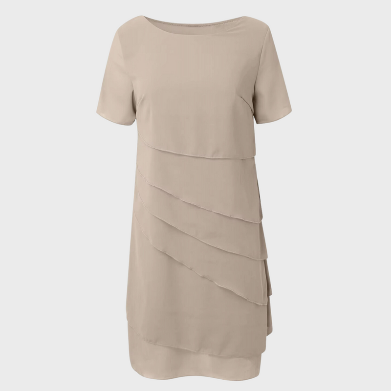 Elara™ - Layered Chiffon Dress