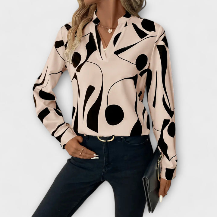 Celine™ - Elegant Blouse with Design