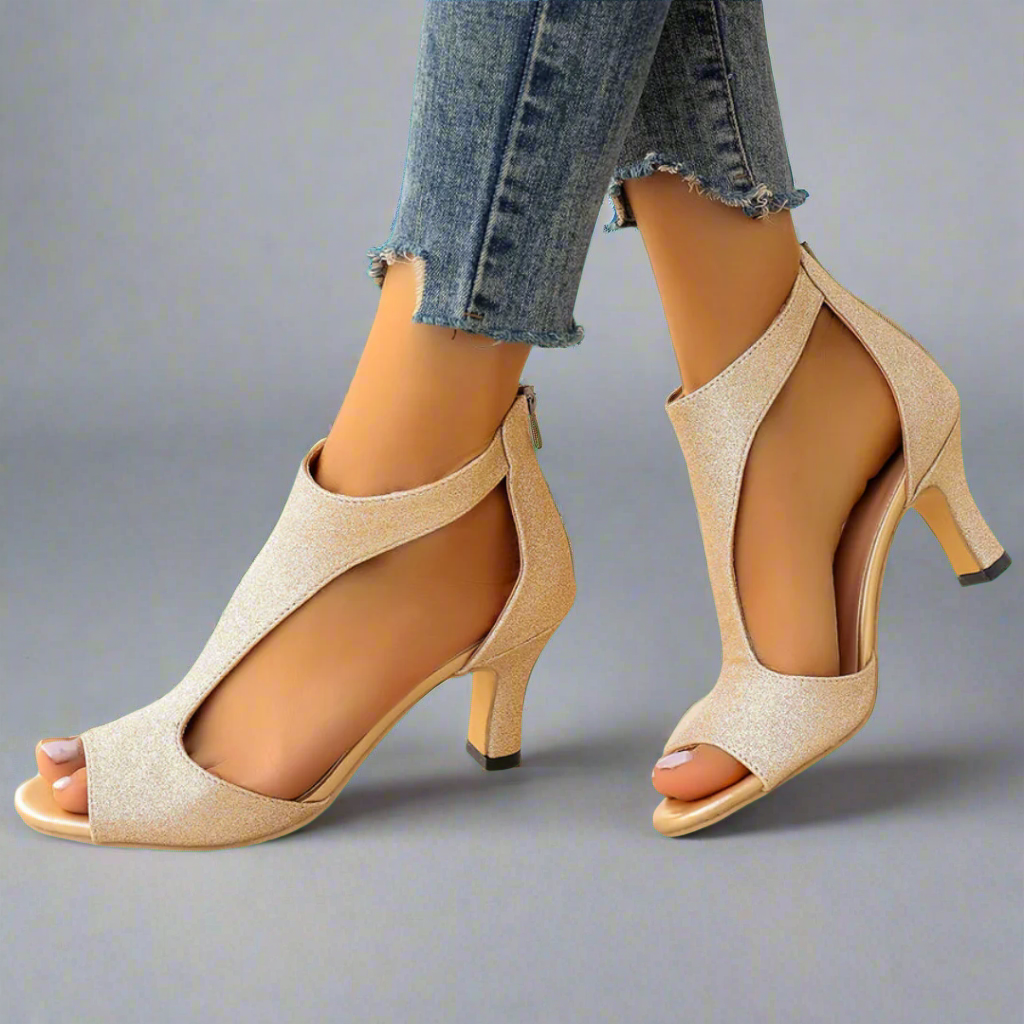 Heidrun | Elegant Comfortable Shoes with Heel