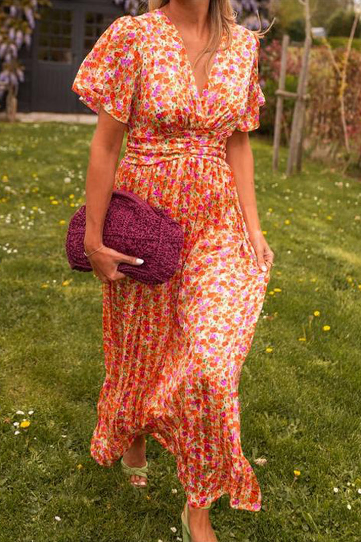 Bianca™ - Elegant Maxi Dress with V-Neck