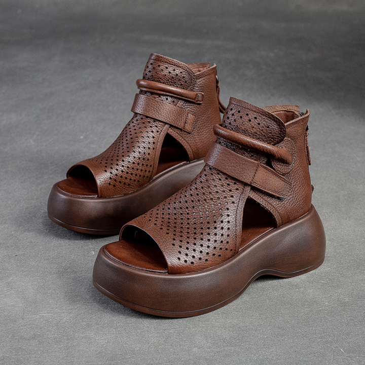 Federica™ - Timeless Leather Orthopaedic Sandals