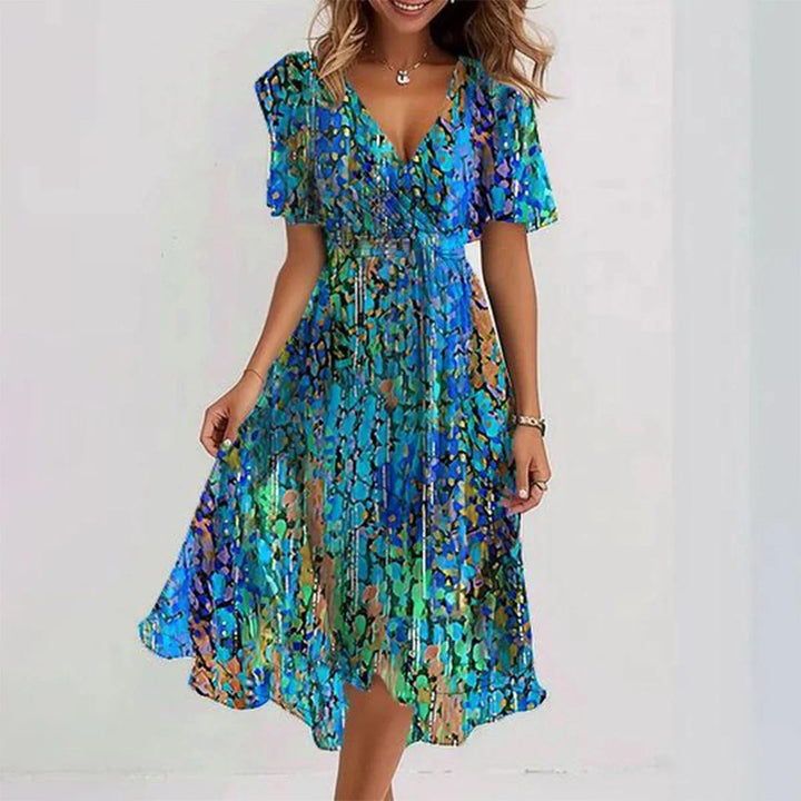 Eleonora - Elegant Short-Sleeved Dress