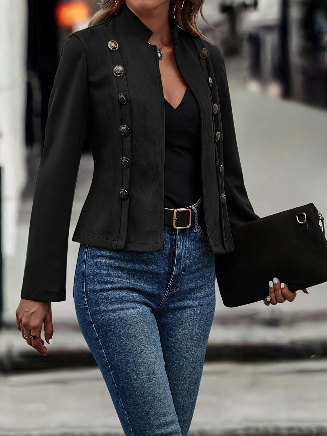 Chloe™ - Slim-Fit Faux Suede Jacket