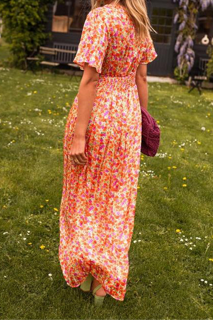 Bianca™ - Elegant Maxi Dress with V-Neck