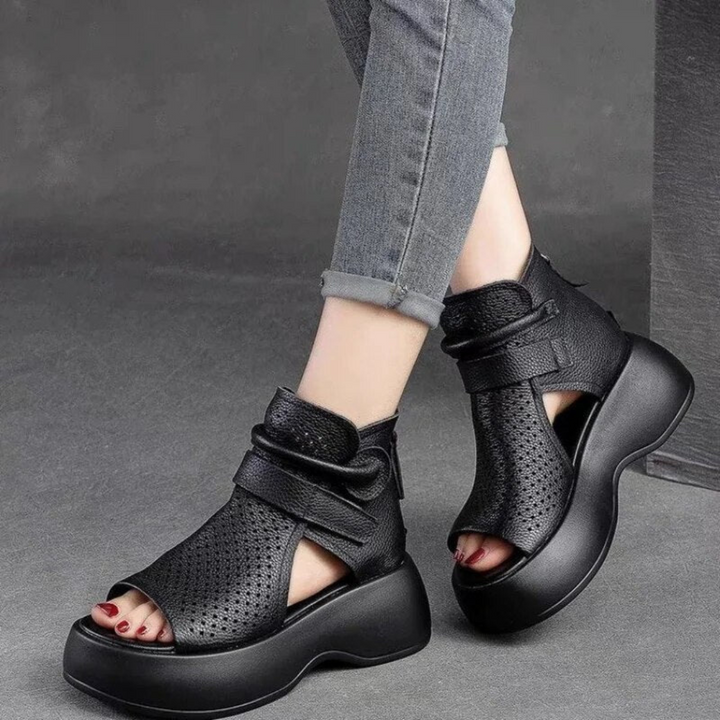Federica™ - Timeless Leather Orthopaedic Sandals