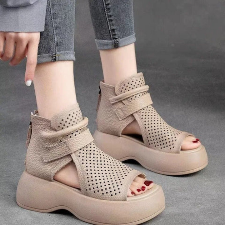 Federica™ - Timeless Leather Orthopaedic Sandals