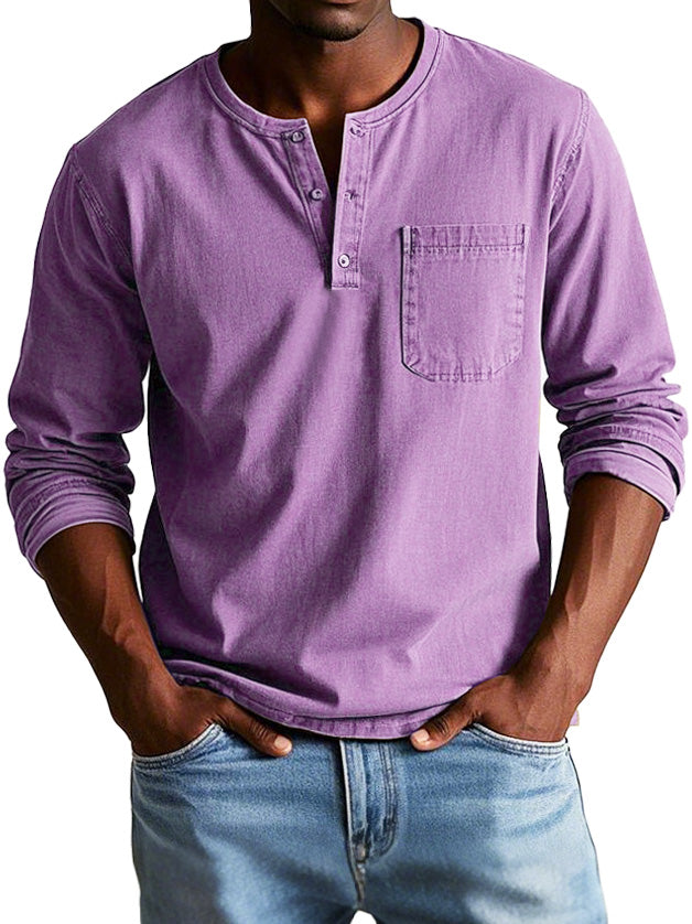 Ellis™ - Vintage Long-Sleeve Shirt