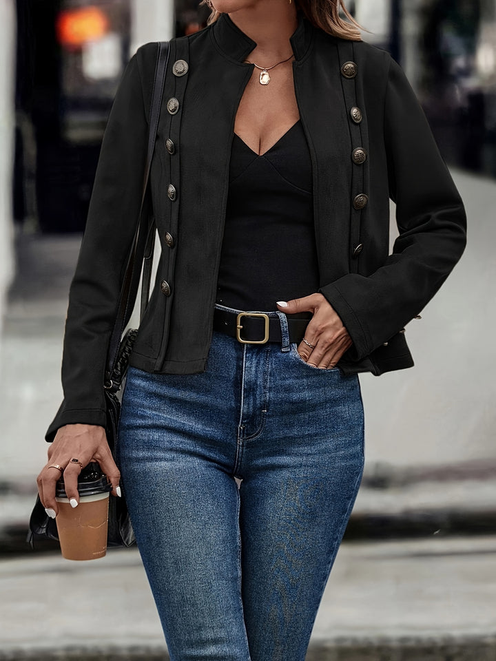 Chloe™ - Slim-Fit Faux Suede Jacket