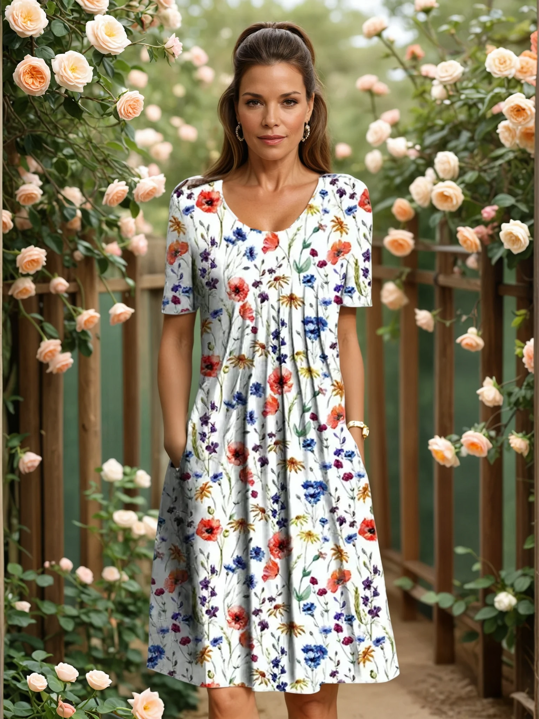 Fiona™ - Elegant Everyday Dress