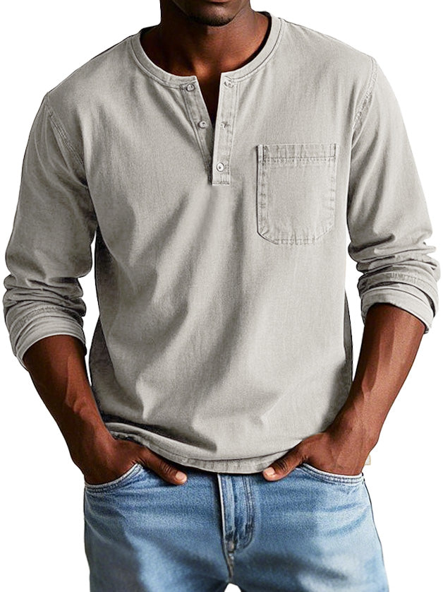 Ellis™ - Vintage Long-Sleeve Shirt