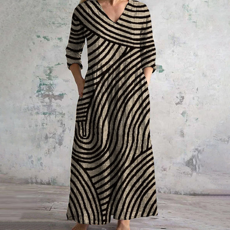 Eve™ - Vintage Stripe Dress