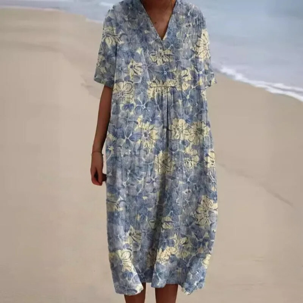 Miles™ - Women's Colourful Floral Dress