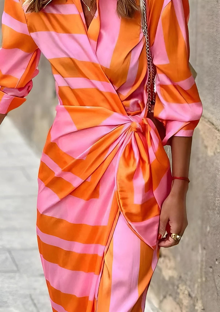 Amalia™ – Timeless Printed Wrap Dress