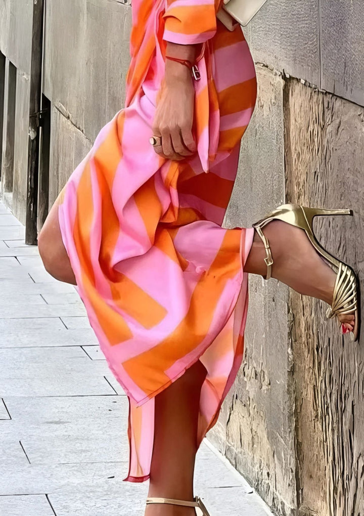 Amalia™ – Timeless Printed Wrap Dress