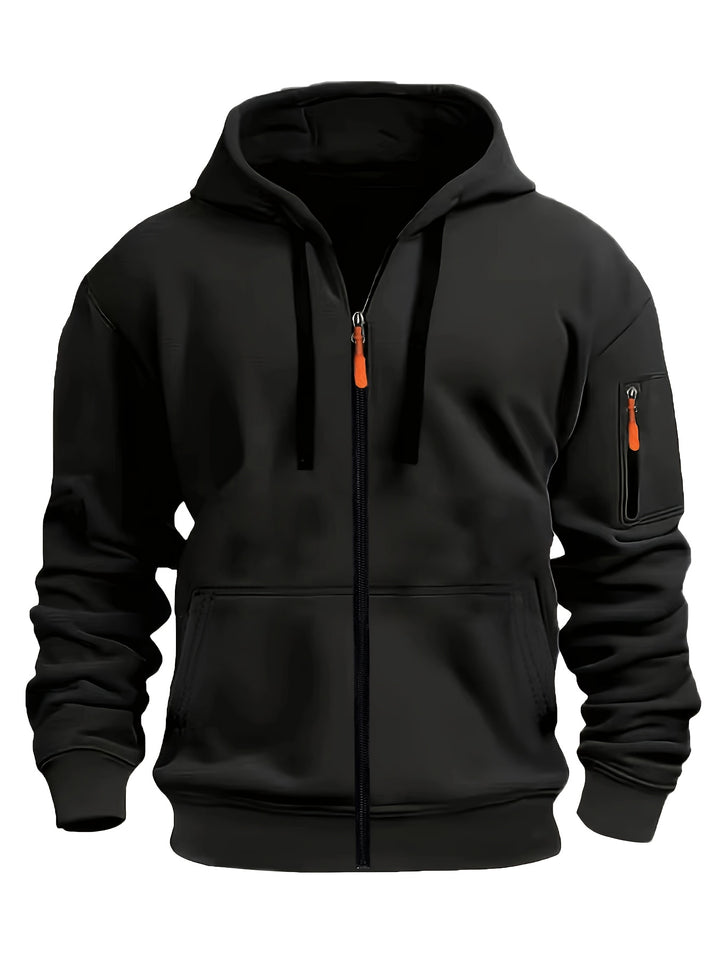 Edward™ - Men’s Casual Zip-Up Hoodie