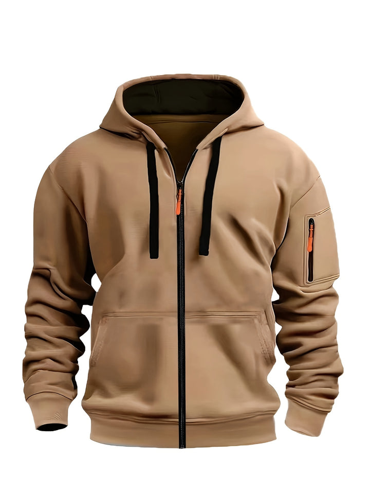 Edward™ - Men’s Casual Zip-Up Hoodie