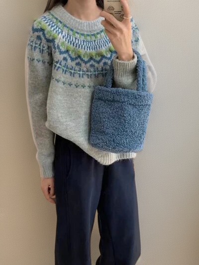 Odet | Stylish Jacquard Sweater