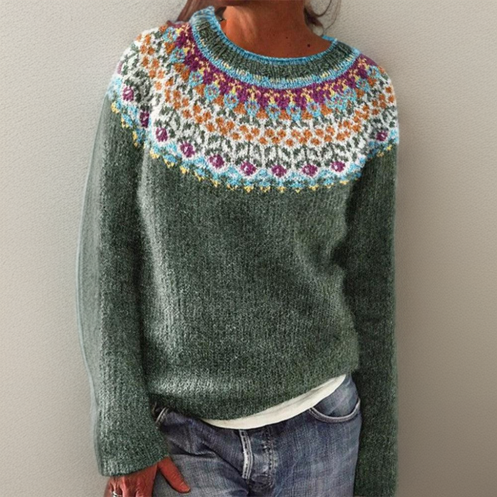 Jasmina | Stylish Vintage-Style Jumper