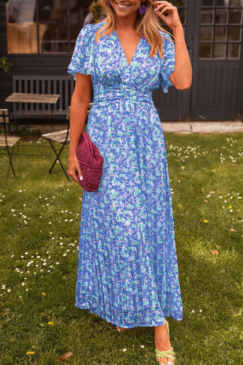 Bianca™ - Elegant Maxi Dress with V-Neck