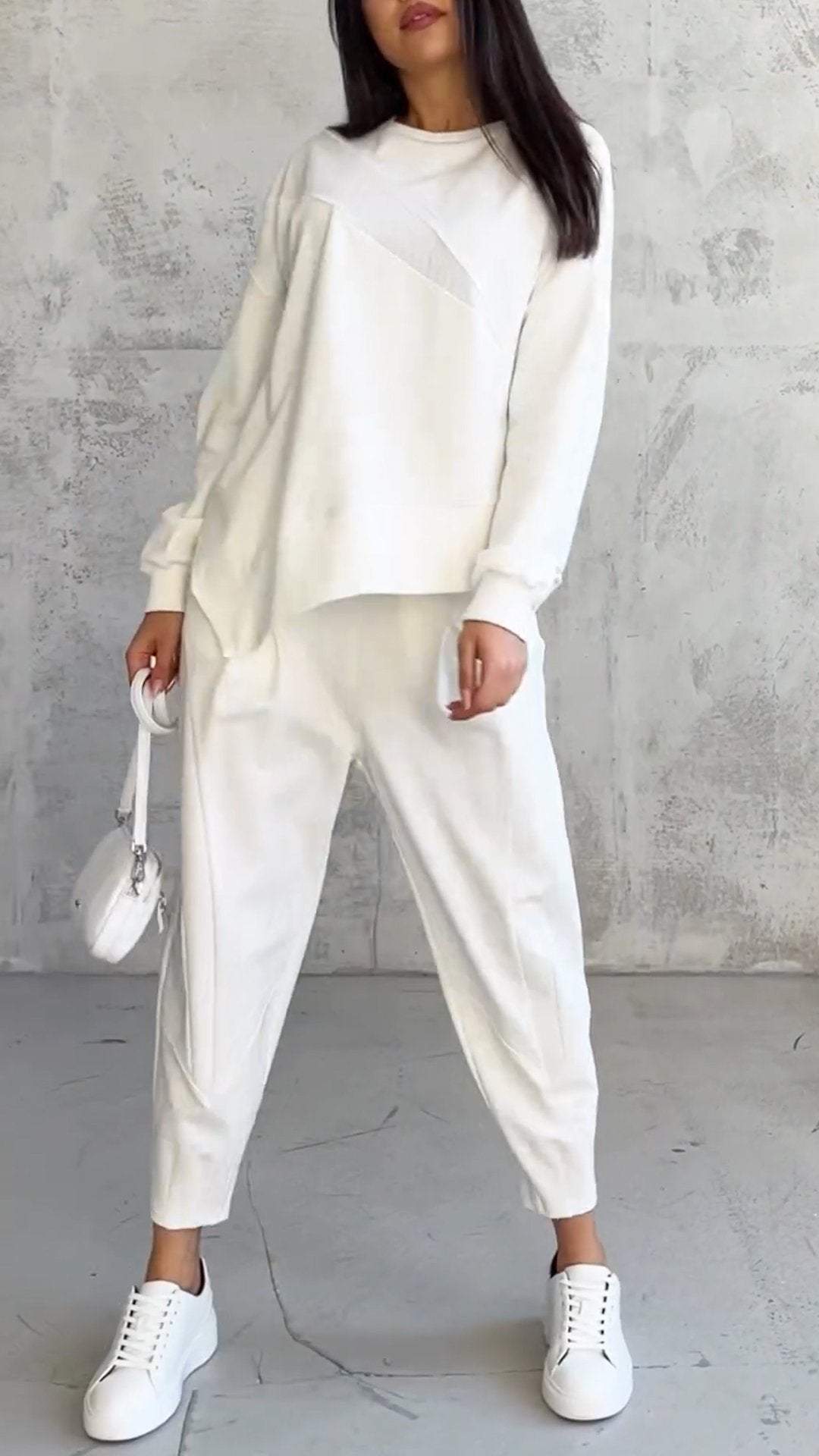 Babette | Two-Piece Set with Round Neck and Long Sleeves 1