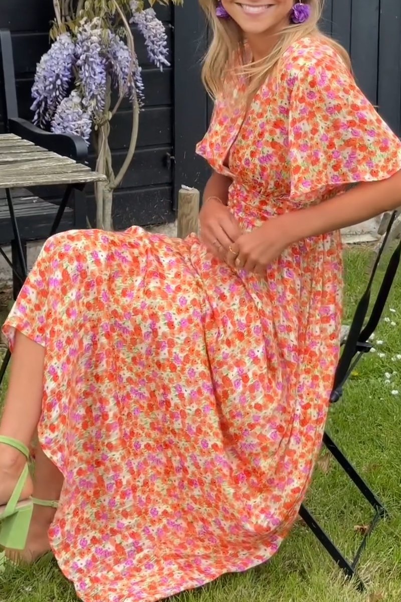 Bianca™ - Elegant Maxi Dress with V-Neck