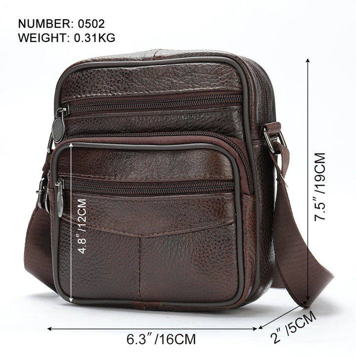 FRANCO | Comfortable Leather Shoulder Bag for Men