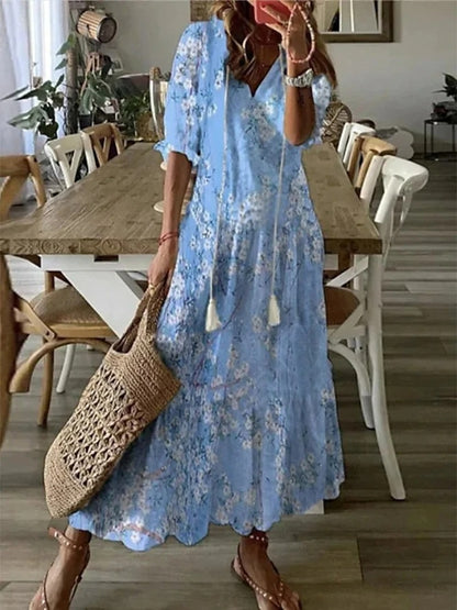 Emily™ - Boho Belly-Covering Dress