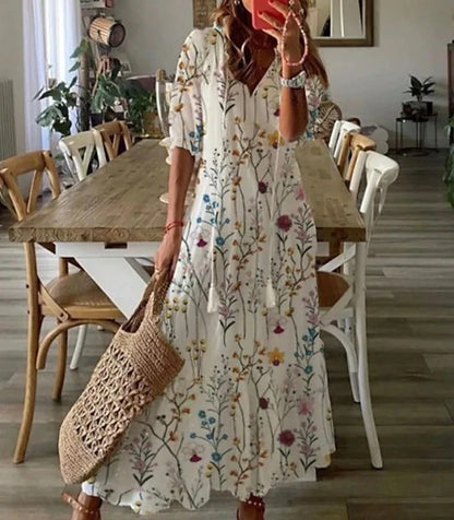 Emily™ - Boho Belly-Covering Dress