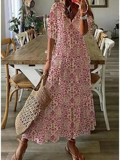 Emily™ - Boho Belly-Covering Dress