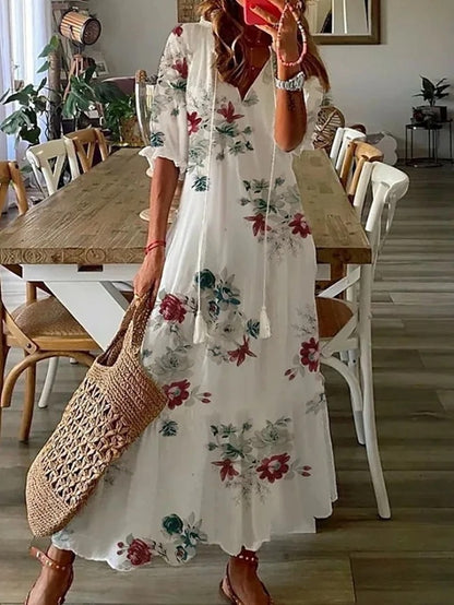 Emily™ - Boho Belly-Covering Dress