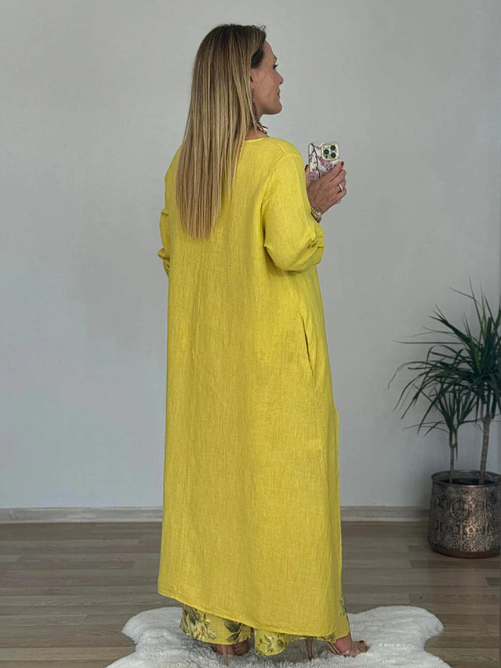 Regina™ – Elegant Casual Cotton and Linen Set