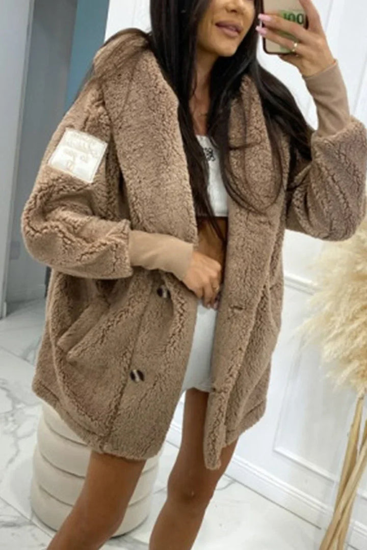 Sabrina - Women's Plush Hooded Jacket