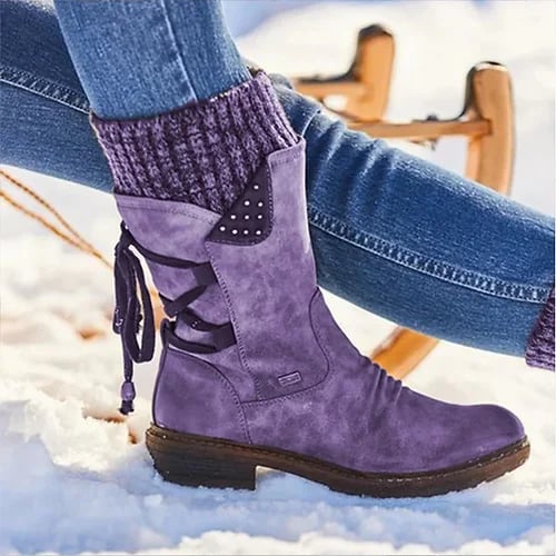 Valeria - Waterproof Boots with Zip at the Calf