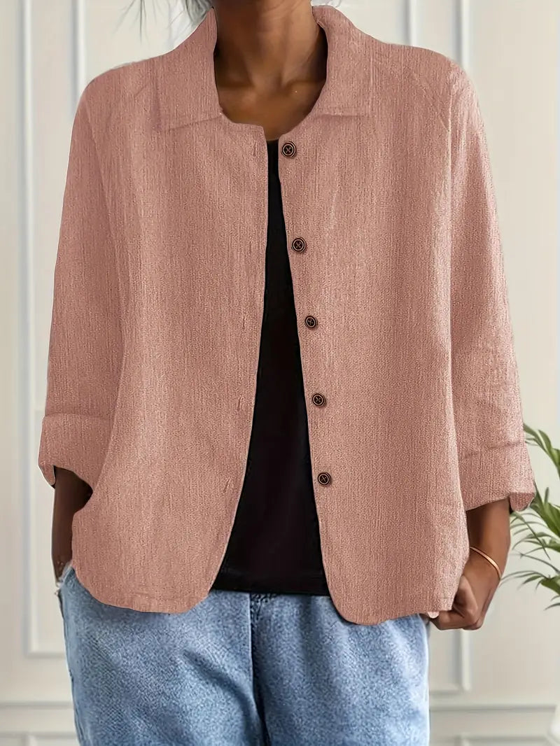 Marilla™ – Classic Lightweight Shirt Cardigan