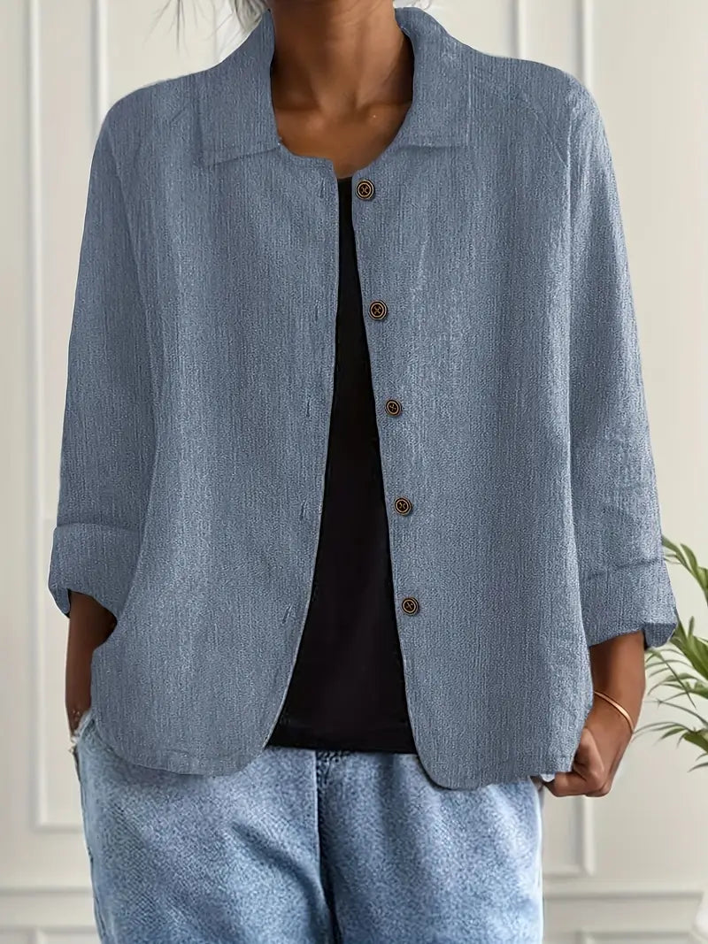 Marilla™ – Classic Lightweight Shirt Cardigan
