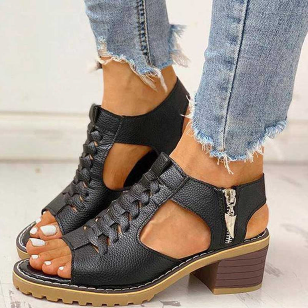 Steffie™ - Orthopaedic Women's Sandals with Block Heel