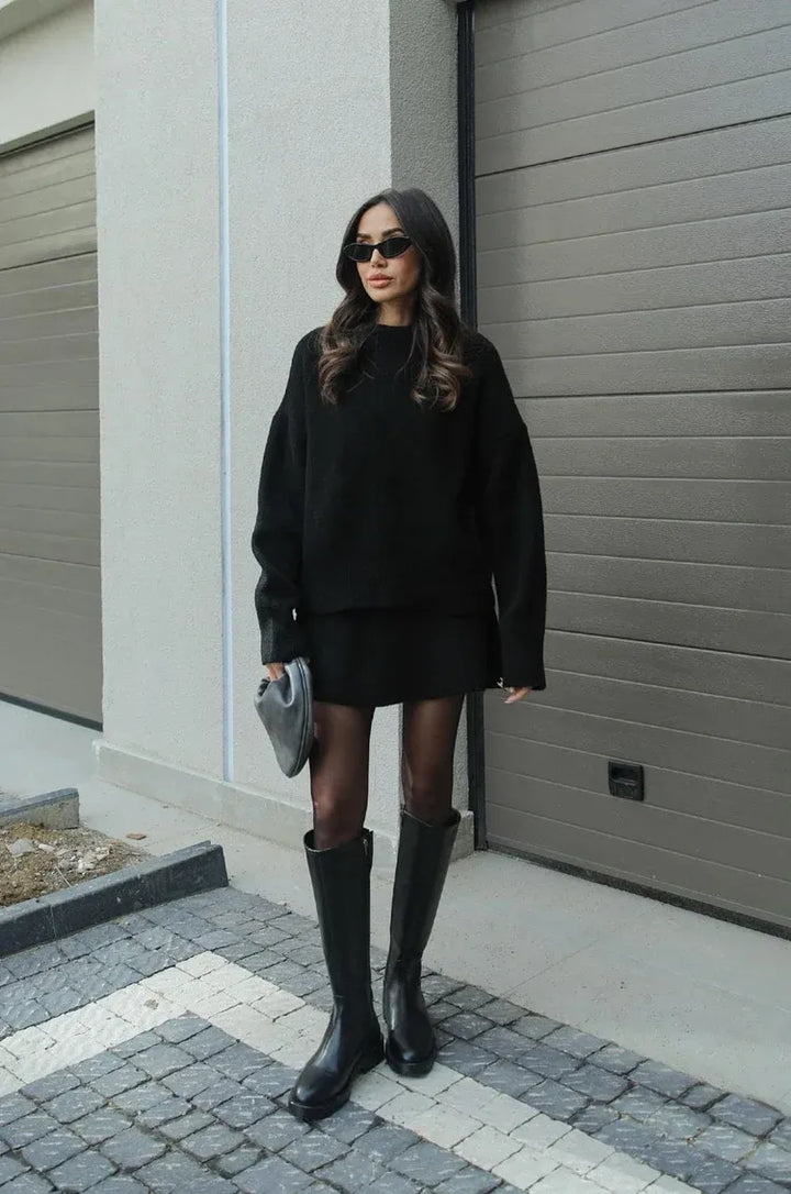 HELENA - Knitted Skirt Set