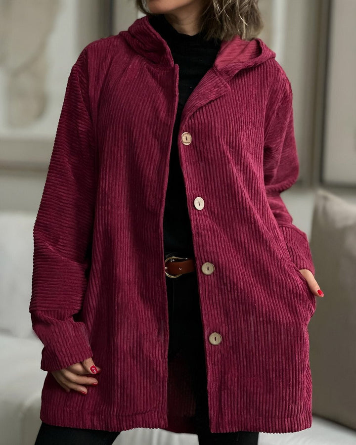 Cordia™ - Comfortable Cord Jacket with Hood