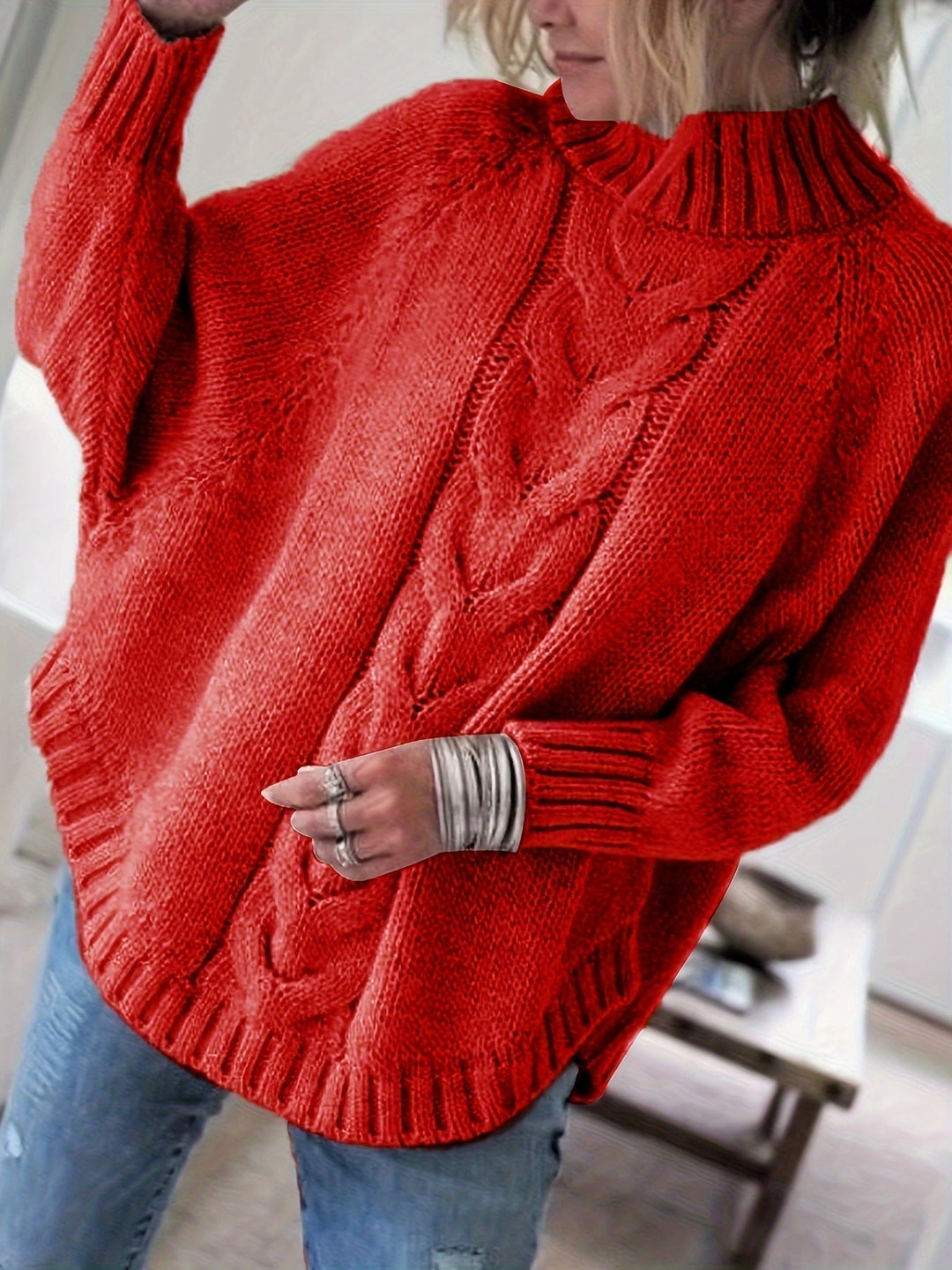 Heidi™ - Comfortable Vintage Cable Knit Sweater
