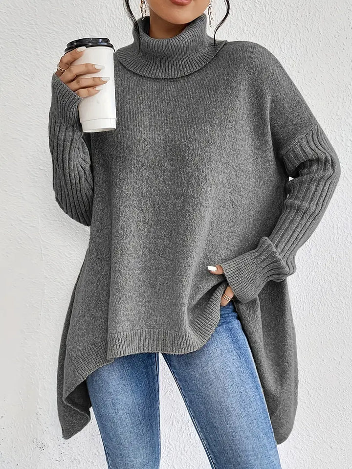 Bridgette™ - Comfortable Long Roll Neck Sweater