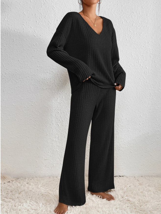 Grace - Women's High Waisted Long Pants Casual Suits