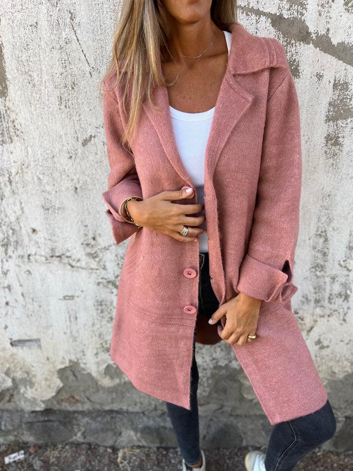 Isabella™ - Casual Long Coat with Lapels