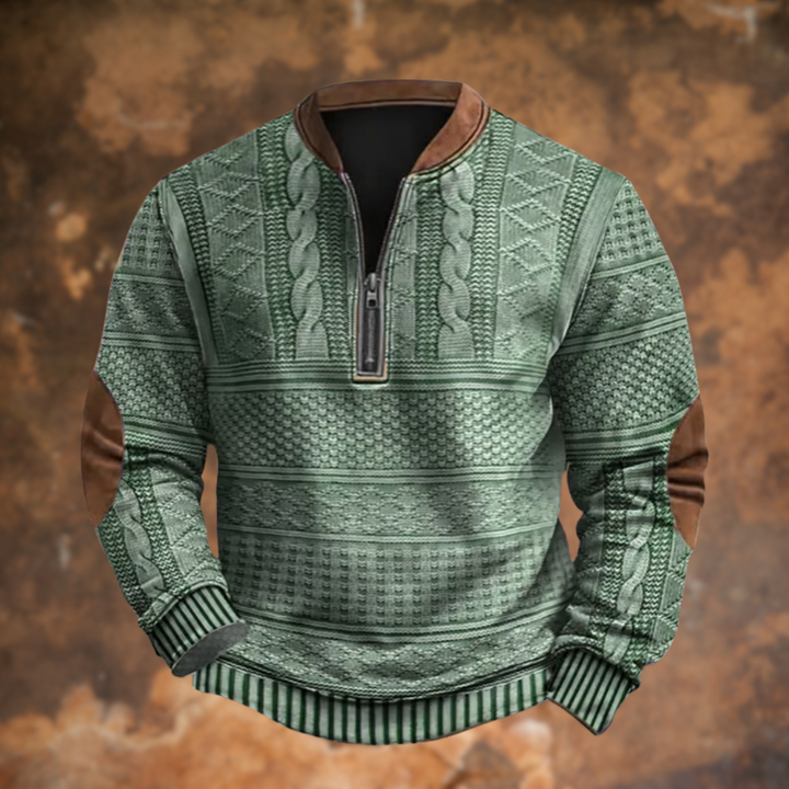 Ford™ - Textured Half-Zip Jumper