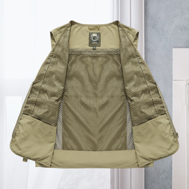 Lorenzo - Multi Pocket Summer Gilet
