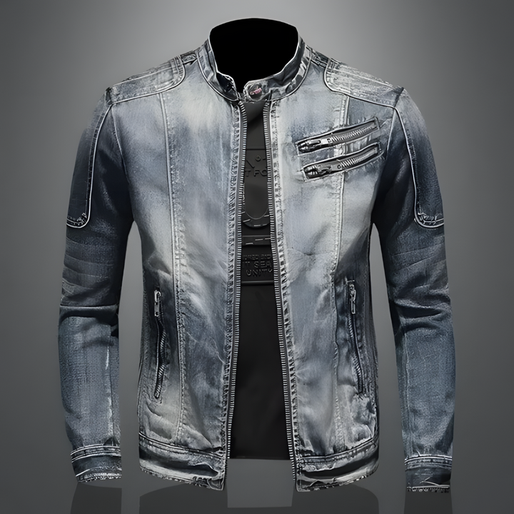 Emanuele - Retro Denim Jacket for Men