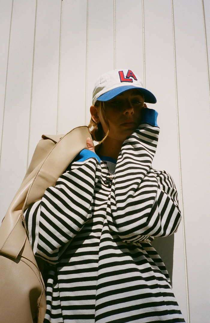 Amelia - Striped Oversized Sweater