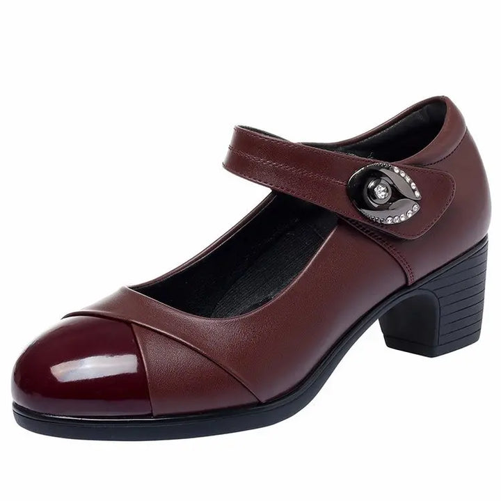 Millie™ - Women's Leather Round-Toe Shoes