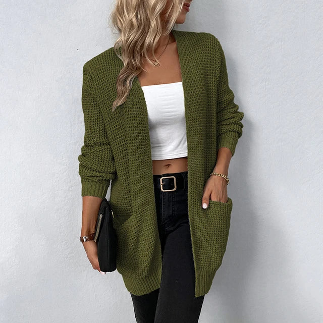 Nancy - Comfortable Knit Cardigan with Practical Pockets